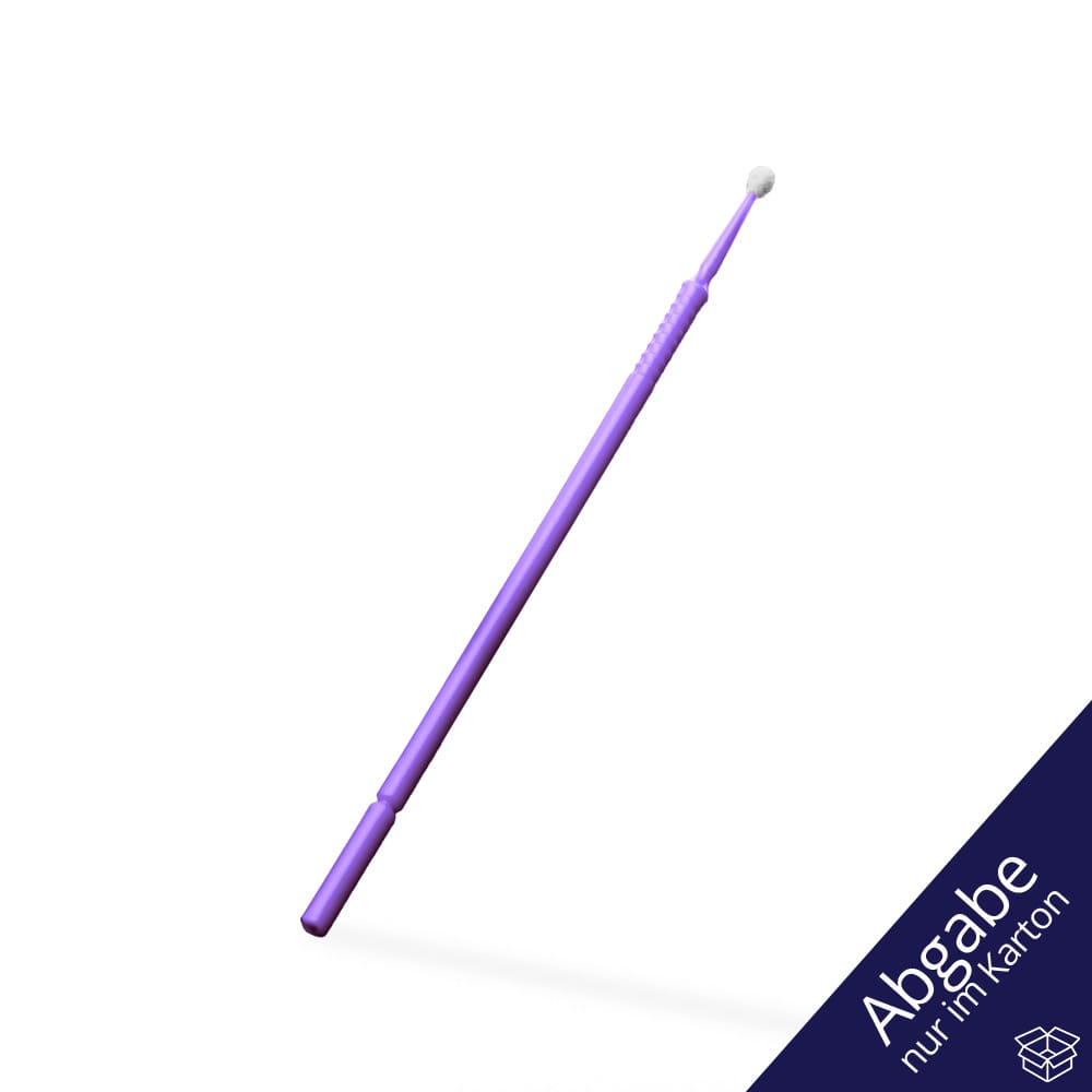 Einmal Mikroapplikatoren, 10cm, lila, regular, Kunststoff, Nylon, Med-Comfort