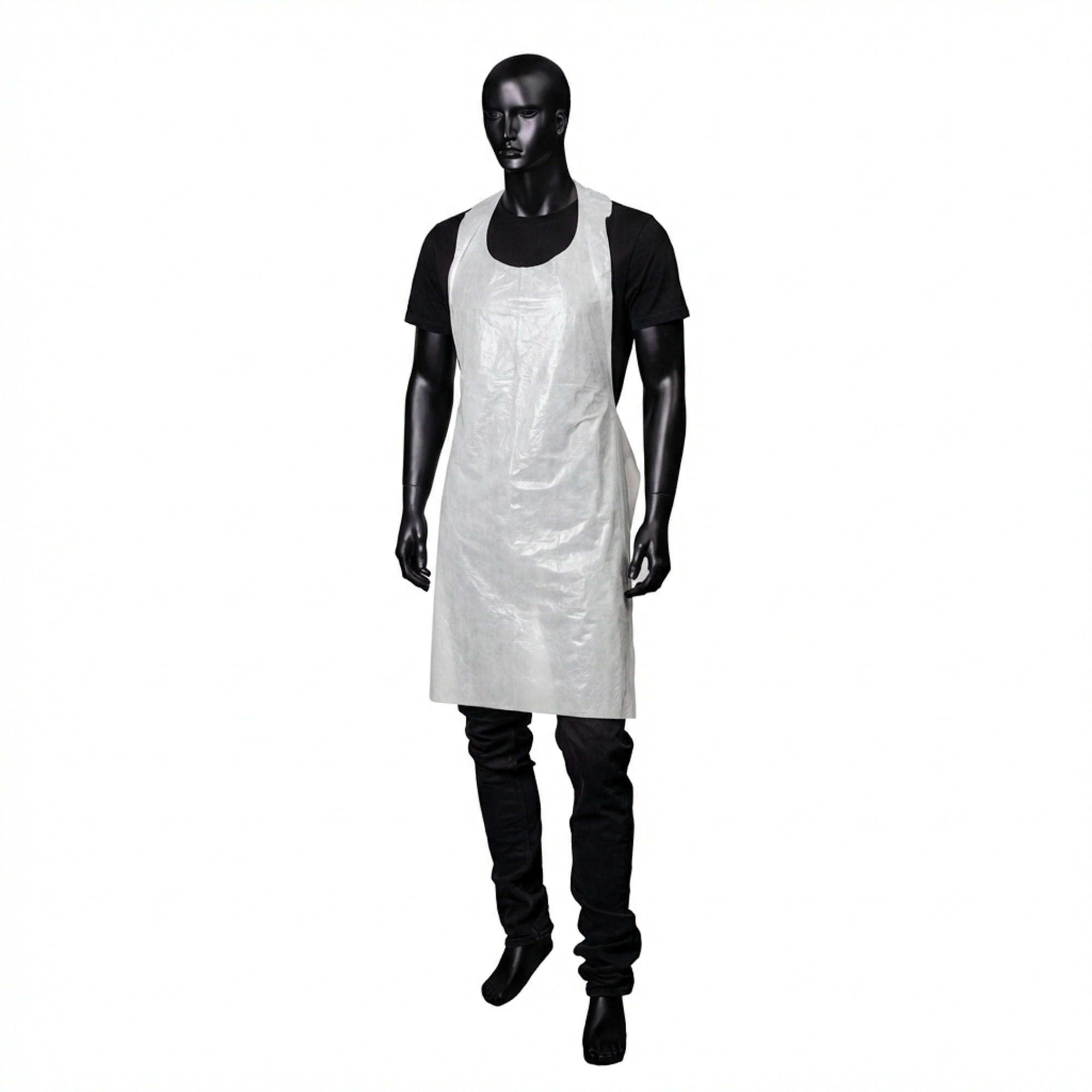 Einwegschürzen,weiß, glatte Oberfläche, 75 x 120 cm, Polyethylen, Med-Comfort
