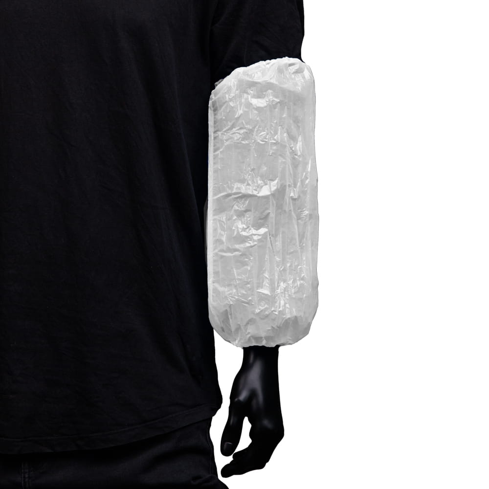 PE Ärmelschoner, 40 x 20 cm, Farbe weiß, Polyethylen, Med-Comfort