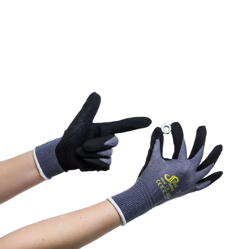 Montagehandschuh, Größe 6, grau, SolidSafety Tough Air Montagehandschuh, Größe 6, grau, SolidSafety Tough Air