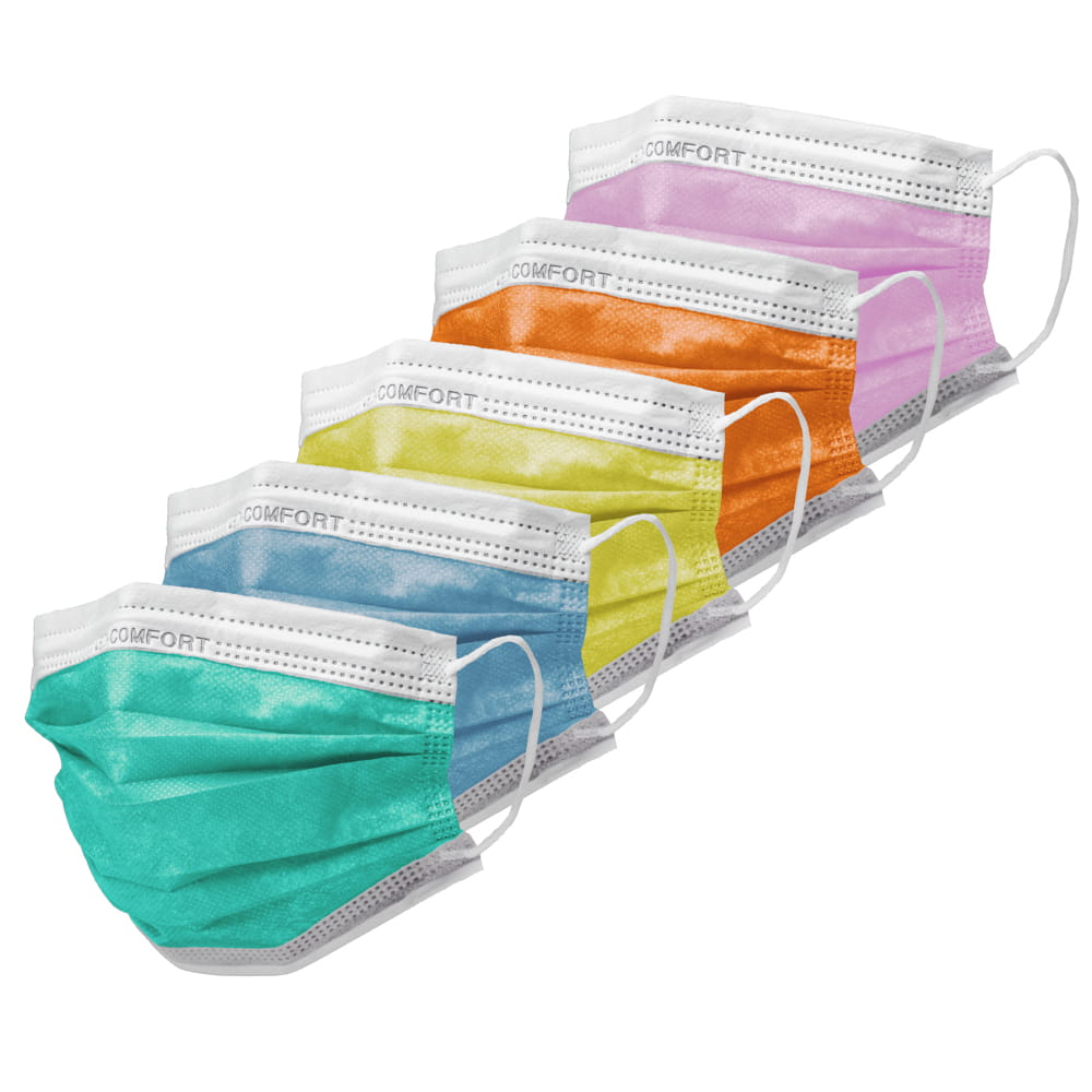 OP Maske, Farbenmix, bunt, Typ IIR, Med-Comfort