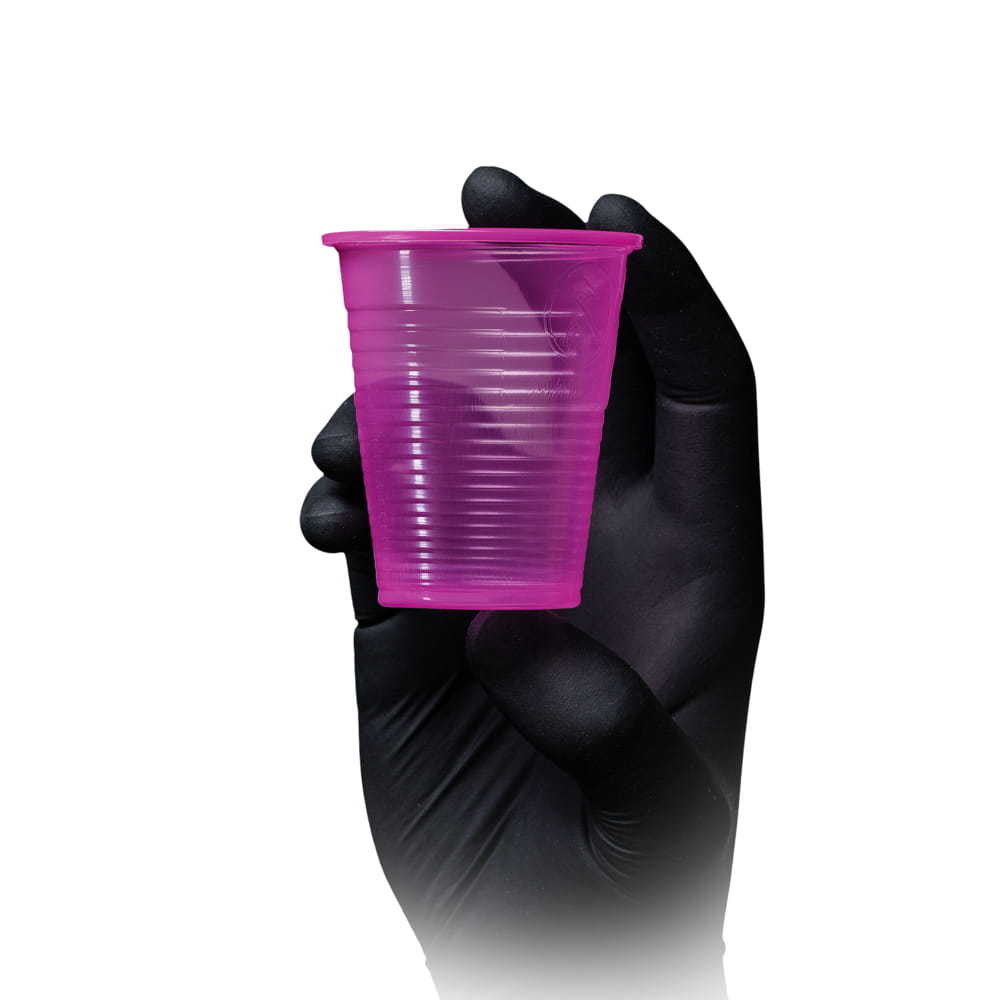 PP Mundspülbecher,180 ml, Farbe pink, Polypropylen