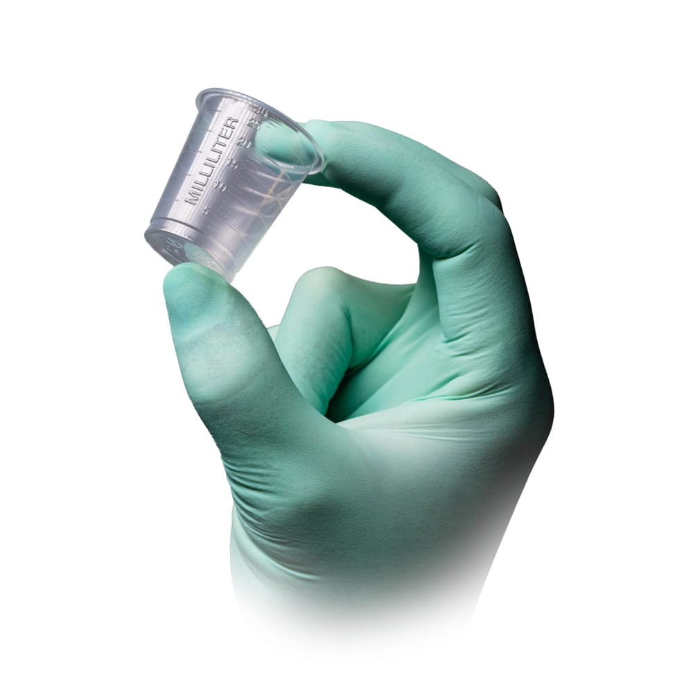 PP Einmal Medizinbecher, 30 ml, graduiert, transparent, milchig, Med-Comfort Basic