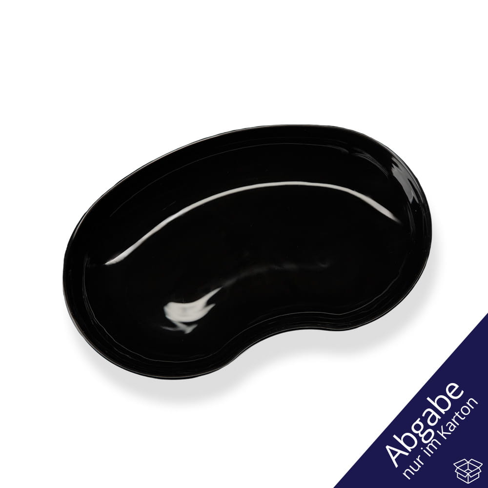 Kunststoff Nierenschale, Farbe schwarz, 24 cm, 600 ml, Med-Comfort