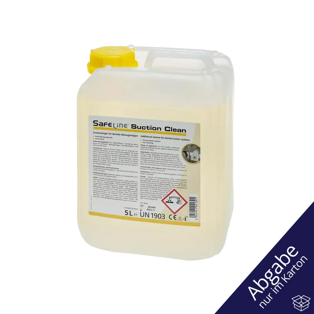 Absauganlagen Desinfektionsmittel, 5 l, Safeline Suction Clean