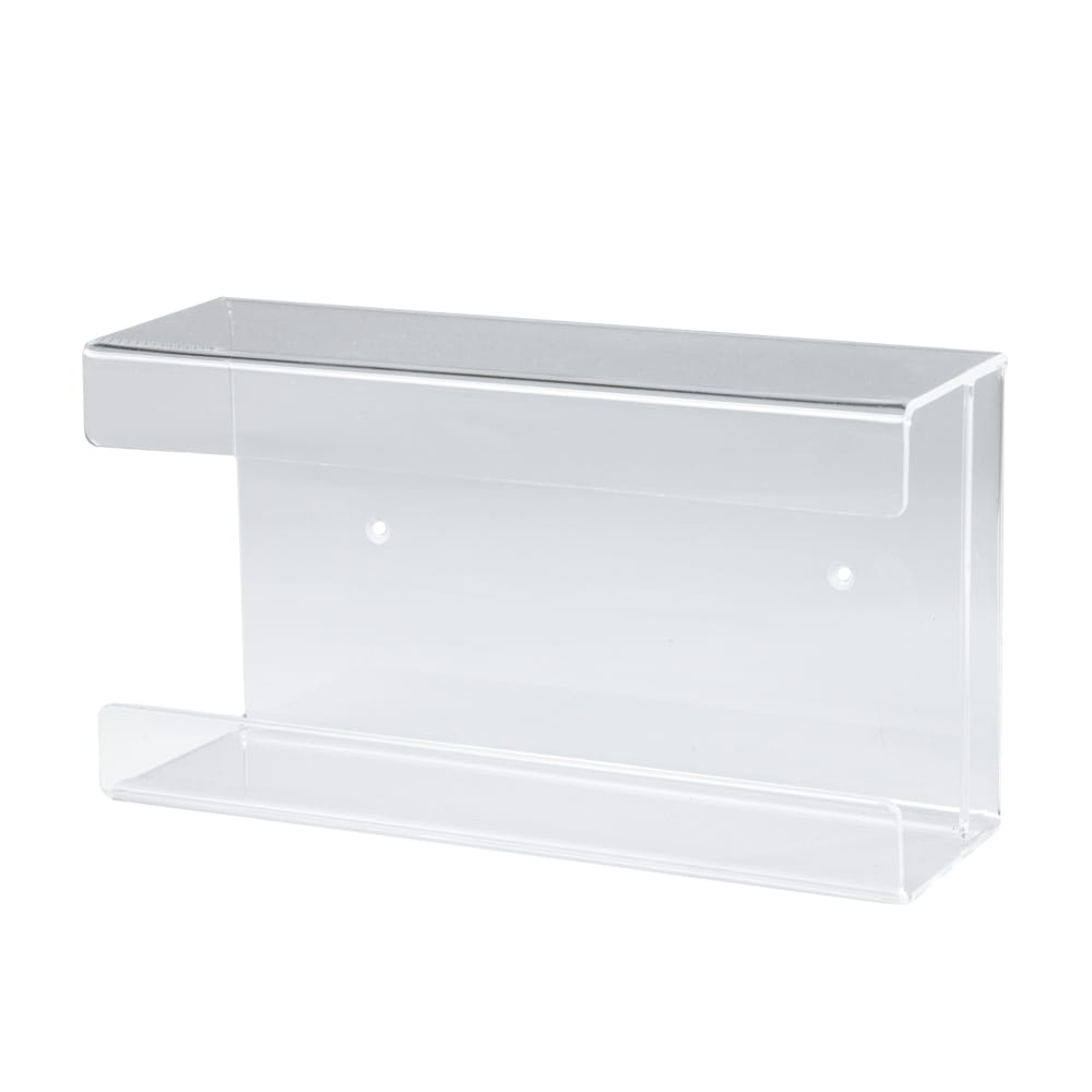 Einmalhandschuh Spender, Handschuh-Dispenserhalter, 250 x 130 x 75 mm, transparent, milchig, Acryl
