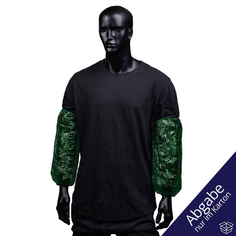 PE Ärmelschoner, 40 x 20 cm, Farbe grün, Polyethylen, Med-Comfort