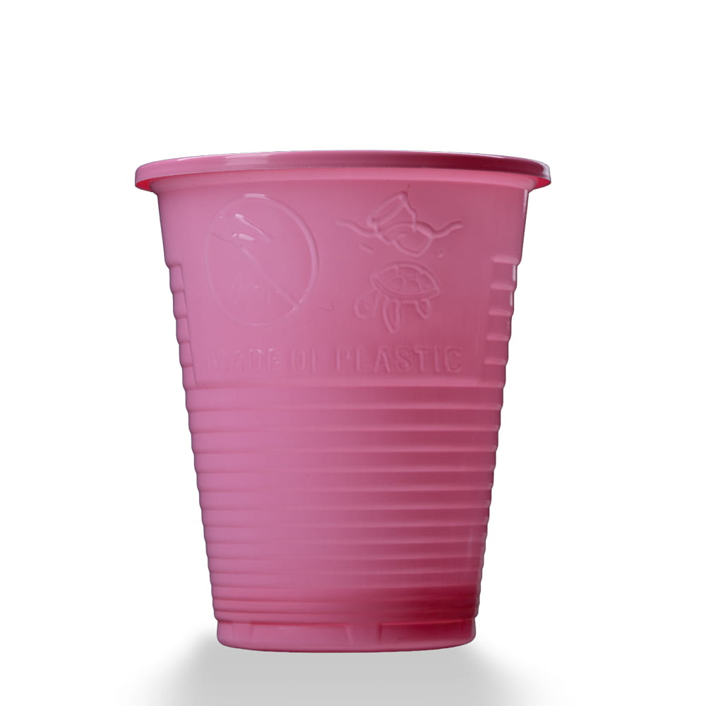 PP Mundspülbecher,180 ml, Farbe rosa, Polypropylen