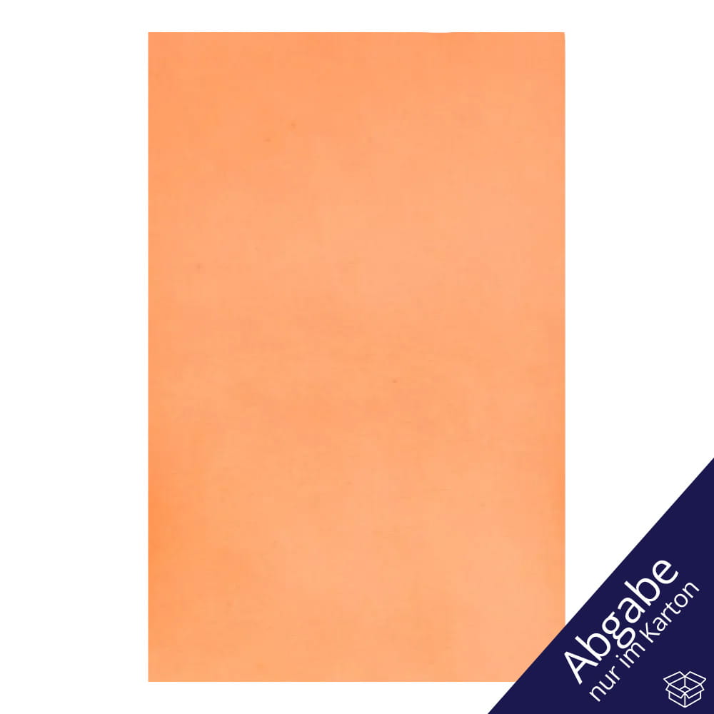 Einweg Tray-Filterpapier, 18 x 28 cm, Farbe orange, Zellstoff