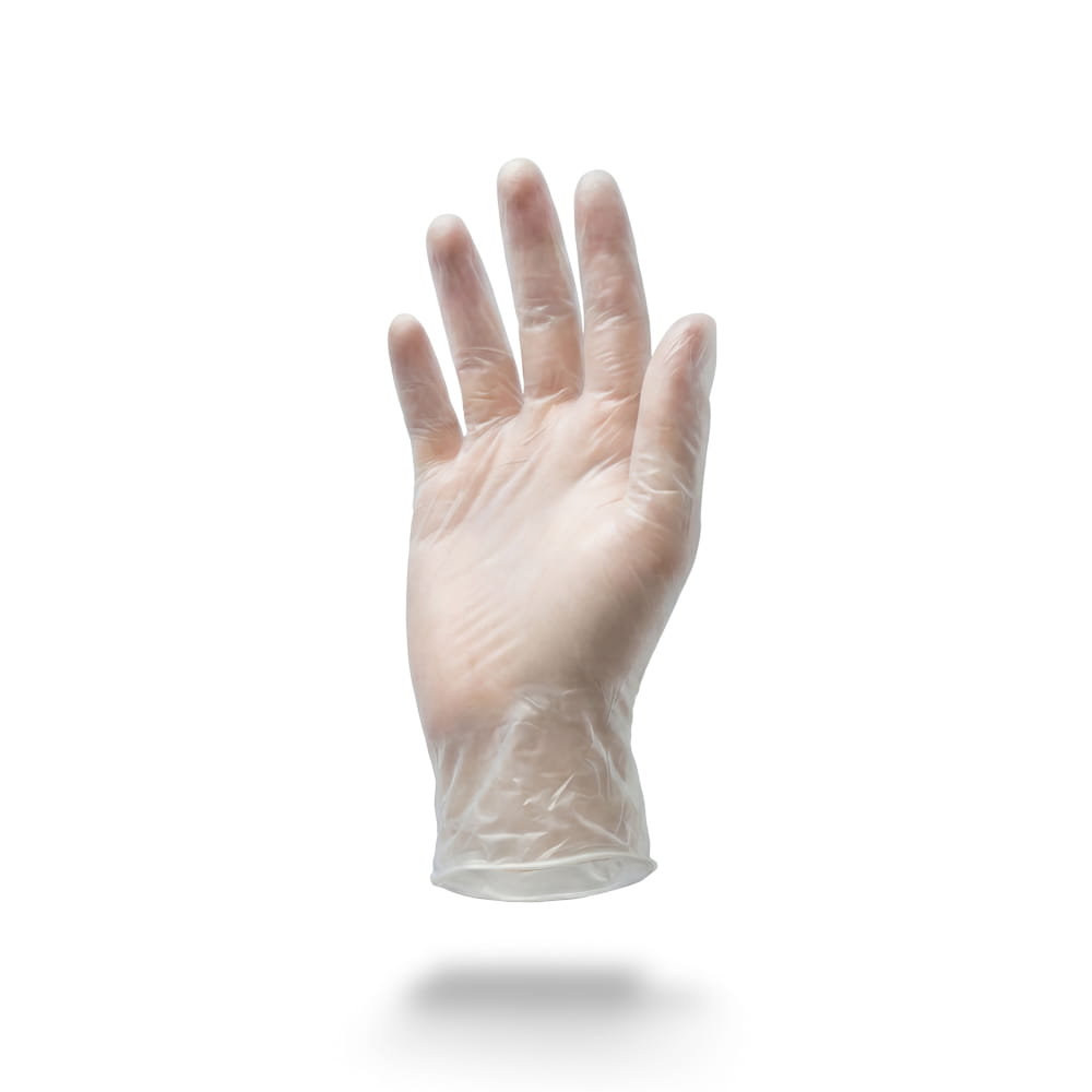 Vinylhandschuhe, weiß, Größe M, puderfrei, Eco-Plus