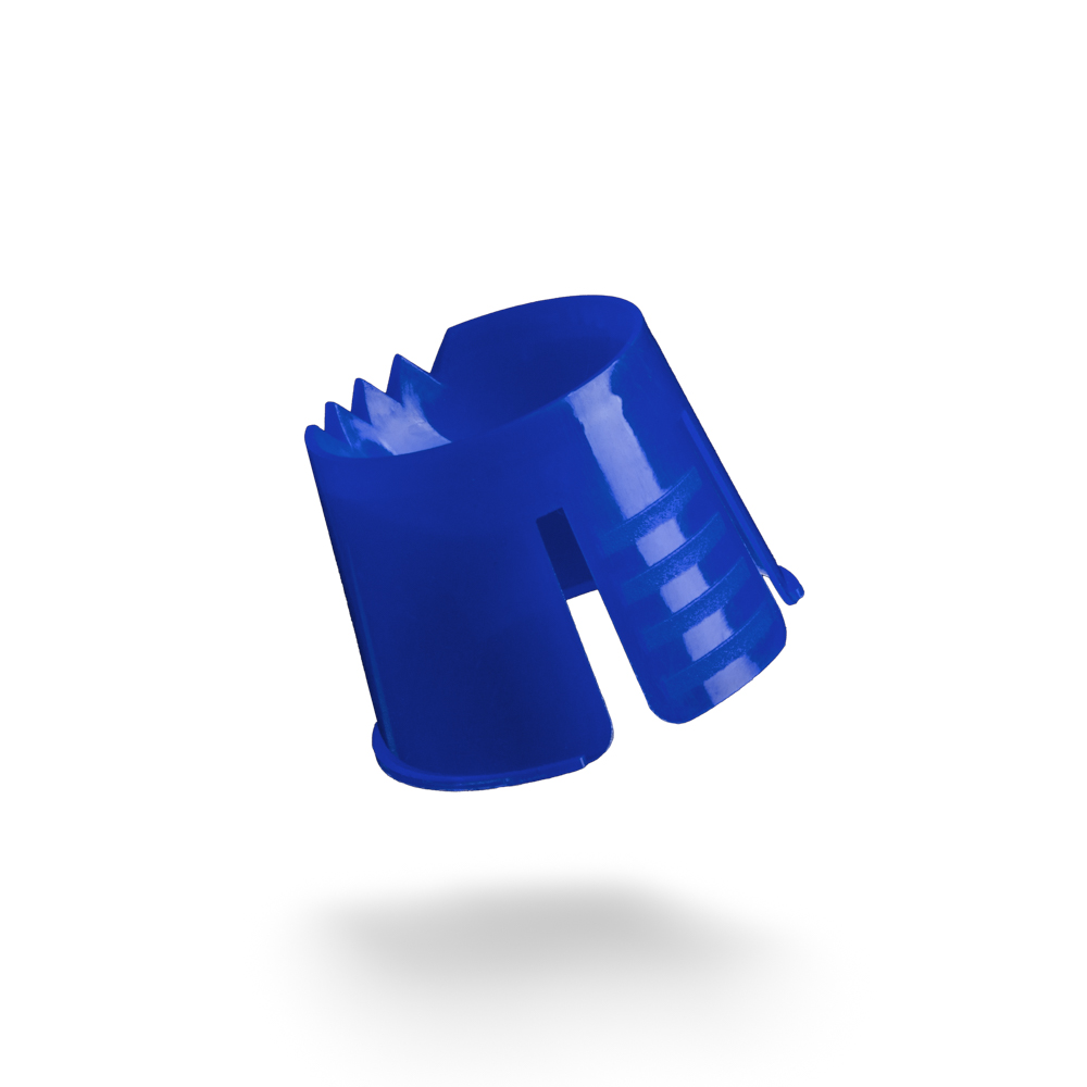 PP Einweg Dappenbehälter, Farbe blau, Polypropylen