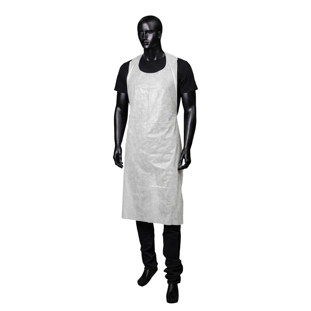 Einwegschürzen, weiß, 75 x 140 cm