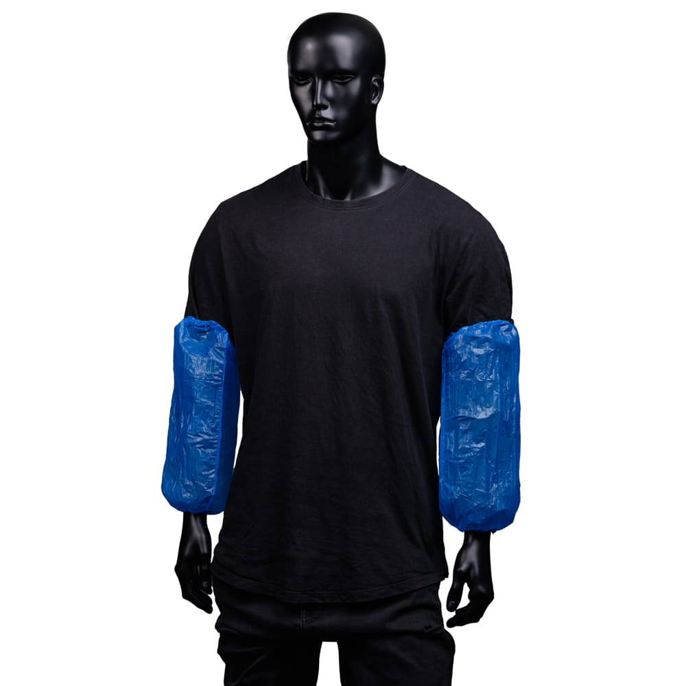 PE Ärmelschoner, 40 x 20 cm, Farbe blau, Polyethylen, Med-Comfort