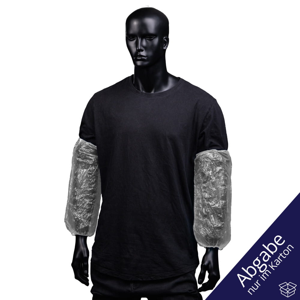 PE Ärmelschoner, 40 x 20 cm, Farbe weiß, Polyethylen, Med-Comfort