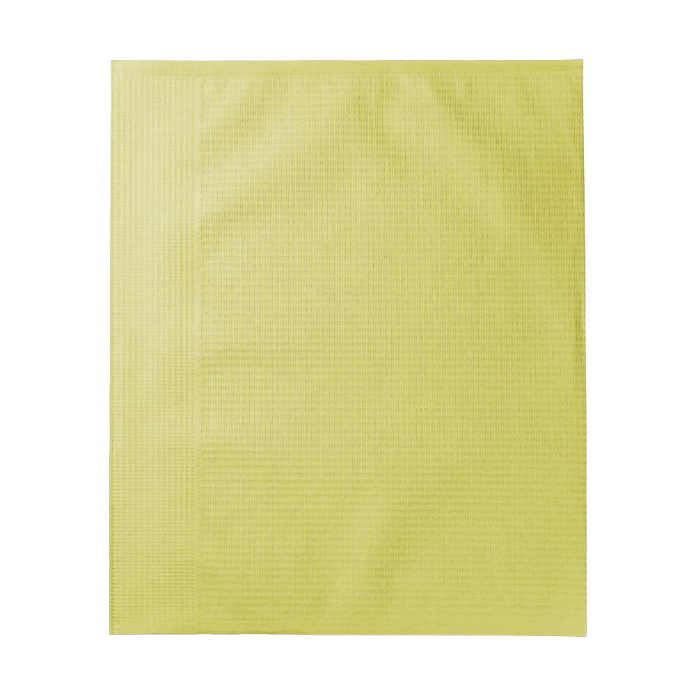 Einweg Tray-Filterpapier, 28 x 26 cm, Farbe gelb, Zellstoff